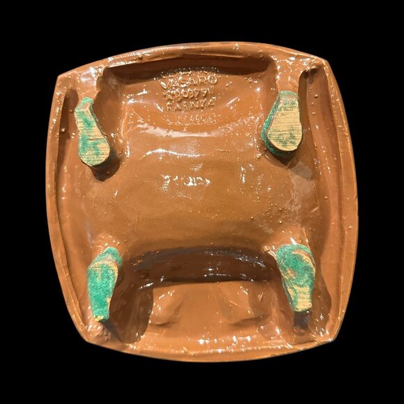 Vintage Maiolica Ashtray Faenza Vasaro Sculpture - Picture 2 of 2